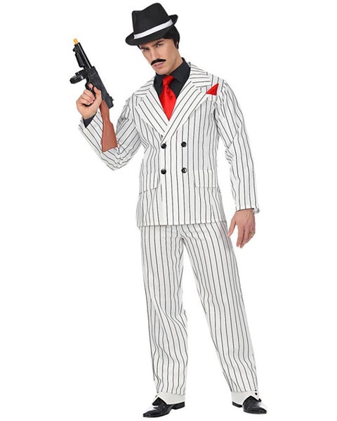 Striped Gangster Suit Mens Costume Carousel 1