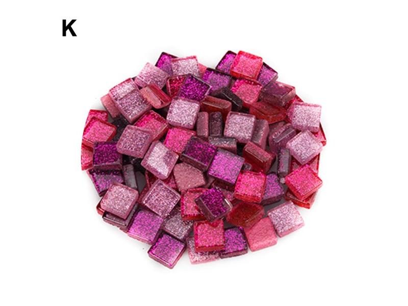 500 Pcs/pack Crystal Glass Mosaic DIY Hobbies Tile Creativity Art Handmade Carousel 1