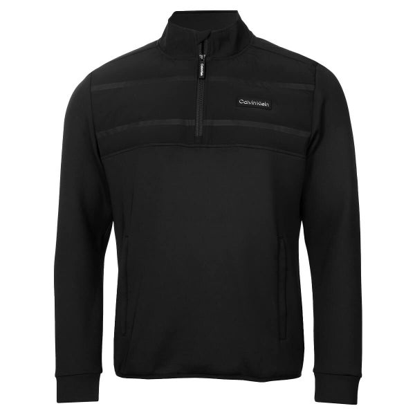 Calvin Klein Mens Houston Hybrid Full Zip Stretch Insulated Golf Sweater Carousel 1