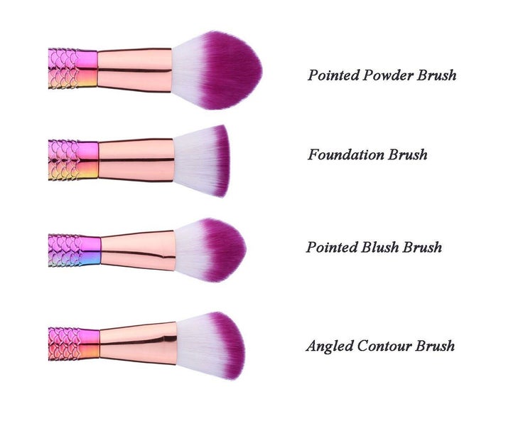 Makeup Brushes Set 11pcs Makeup Brush Cosmetic Brushes Eyeshadow Eyeliner Blu Carousel 5