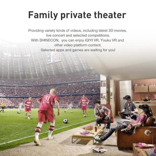Wireless 3D Virtual Reality Headset Vrshinecon G04b For Movies And Gaming 3D TV Carousel 7