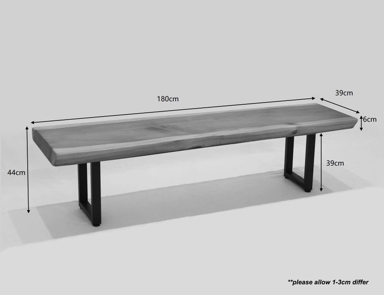 Dining Bench Seat Solid Wood Carousel 4