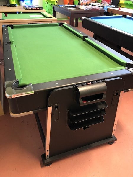 New Multifunctional Pool and Air Hockey Table with table tennis lid green cloth Carousel 1