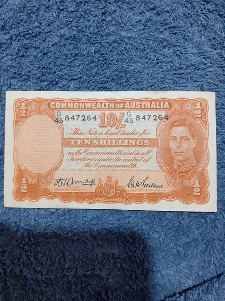 Australian Ten Shilling note Carousel 1