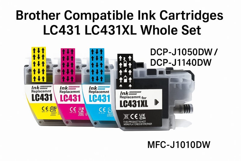 Brother LC431XL Compatible Ink Cartridges – Full Set Carousel 1
