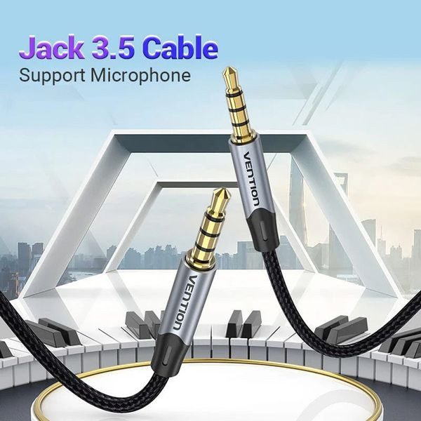 Vention Aux 3.5Mm To 3.5Mm Trs Cable 2M For Skaa Akiko/Rush Carousel 2