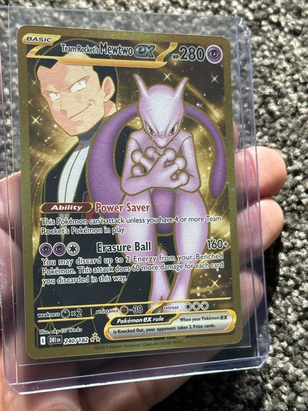Team Rockets Mewtwo EX Hyper + Ultra Rare Carousel 2