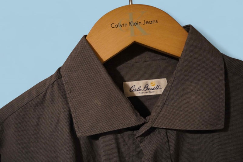 Carlo Benetti - Long Sleeve Mens Dress Shirt63616998346881111