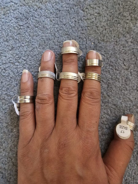 7X STAINLESS STEEL RINGS Carousel 1