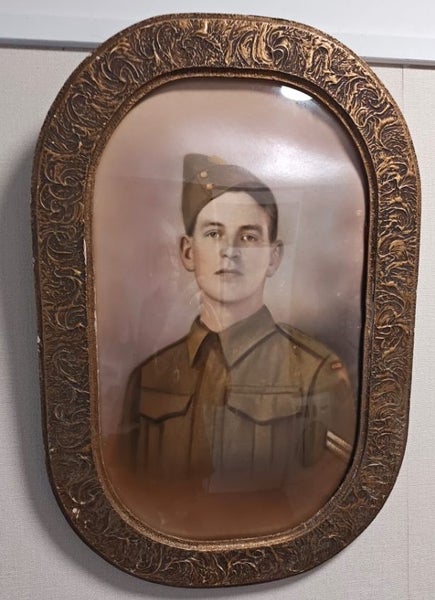 Frame and Photo c1939 colorized Carousel 1