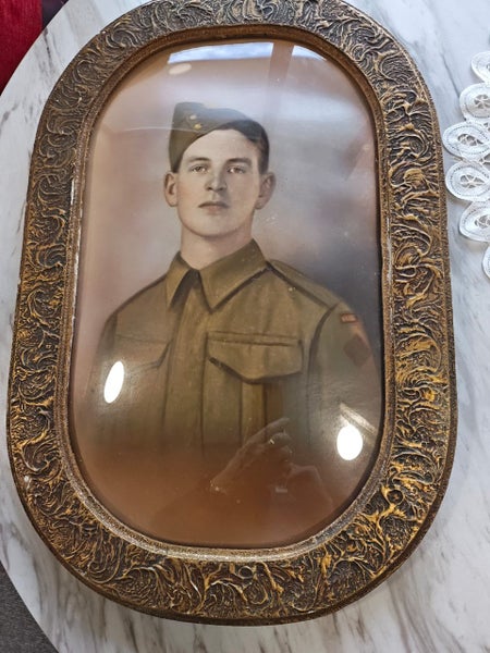 Frame and Photo c1939 colorized Carousel 2