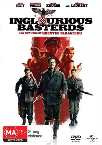 Inglourious Basterds - Brad Pitt DVD Region 4 Carousel 1