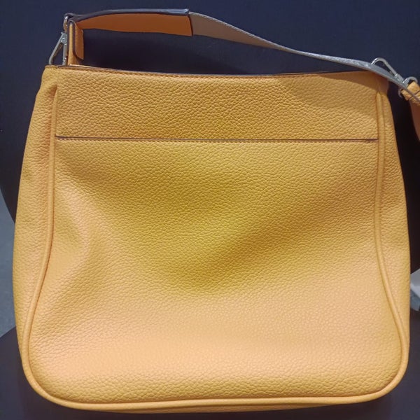 DKNY yellow crossbody leather bag with adjustable strap63617131795329112