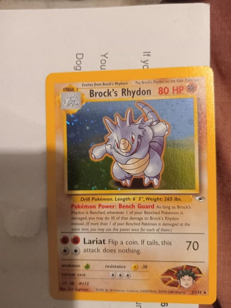 Mint condition brocks rhydon Carousel 1