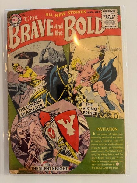 Brave and the Bold #1 VG- 3.5 from 1955 70 years old Carousel 1