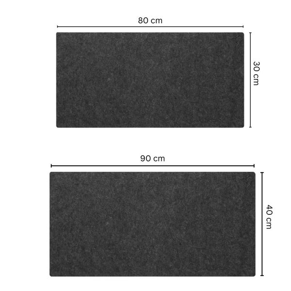 Hod Health & Home Wool Felt Mouse Pad Non Slip Desk Protector For Gaming And Off Carousel 2