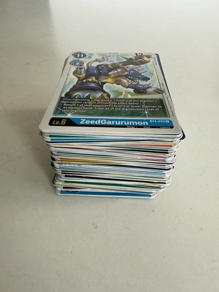 BULK Digimon Cards Including RARES 150+ Cards Carousel 2
