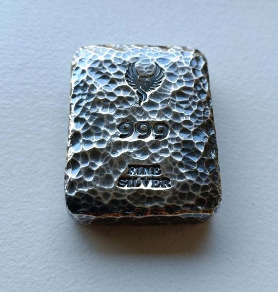 DEALS4DOLLARS - ($1 RES AUCTION) RARE 4.8 oz PURE 999 SILVER ART BAR. Carousel 1
