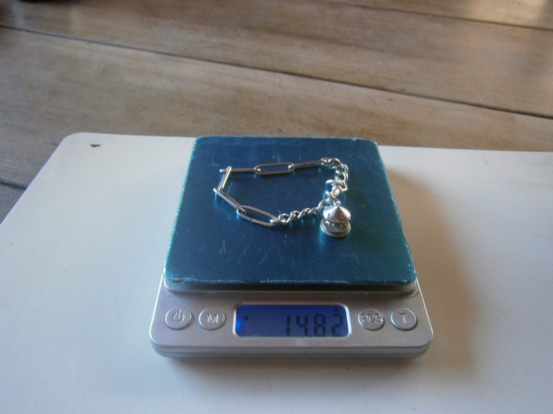 ANTQ/VTG.STG SILVER CHAIN BRACELET & CAROUSEL CHARM Carousel 9
