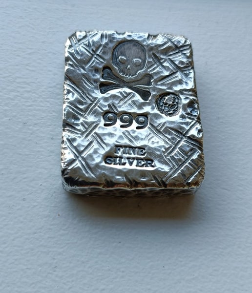 DEALS4DOLLARS - RARE 3.8 oz PURE 999 SILVER ART BAR. Carousel 1