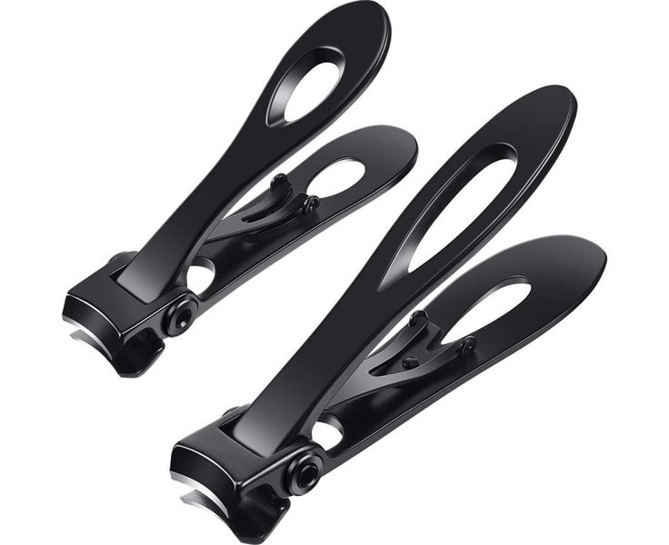 2 Pieces Oversized Thick Nail Clippers Wide Jaw Nail Cutter Carousel 1
