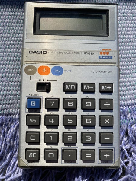 Casio game calculator MG-880 Carousel 2