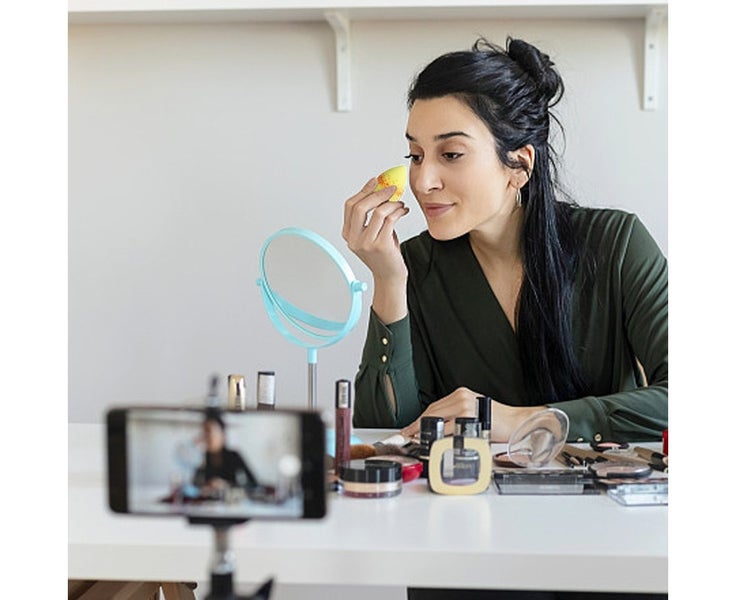 3 Pcs Makeup Sponge Set, Foundation Blending Beauty Sponge,Beauty egg with sp Carousel 5