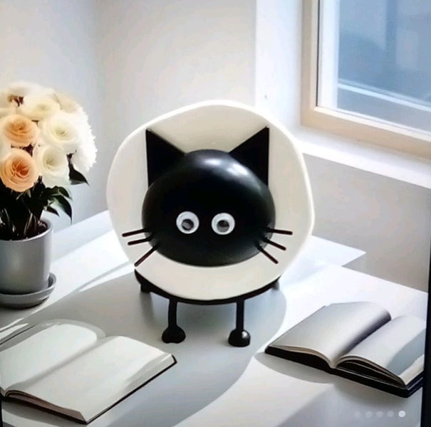 THE CATTAGE- Cute, Fun 3D Cat Single Toilet Roll Holder More As Bathroom Feature Carousel 1