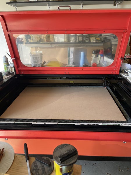 laser cutter 1300 x 900 with 100 watt tube Carousel 1
