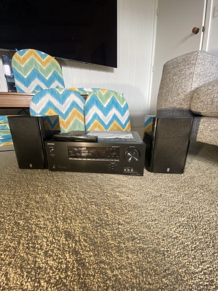 Onkyo TX SR343 AV Receiver and Yamaha Speakers Carousel 1
