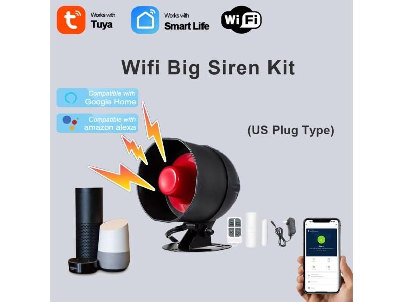 Wireless WiFi Alarm System Kit Loud Sound Alert For Home Security Carousel 1