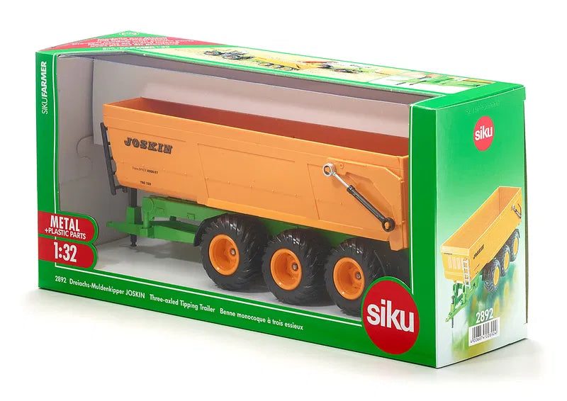 Siku Joskin 3 Axled Tipping Trailer 1:32 2892 Carousel 1