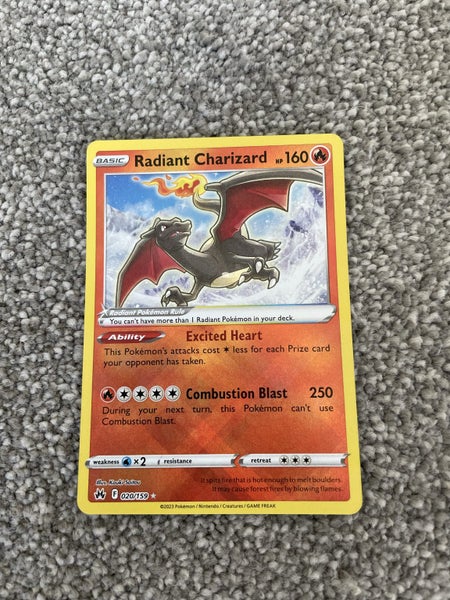 Pokémon card Radiant Charizard Carousel 1