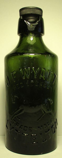 J.F. WYATT LYTTELTON INTERNAL THREAD BOTTLE - A/F Carousel 1
