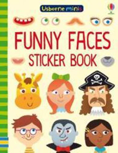 Funny Faces Sticker Book (Usborne Minis) Carousel 1