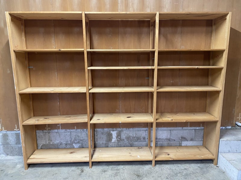 Lundia shelving - full set 17 shelves and 4 uprights Carousel 1