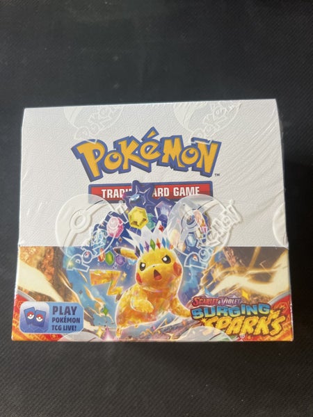 $1NR Pokémon Surging Sparks Booster Box Carousel 1