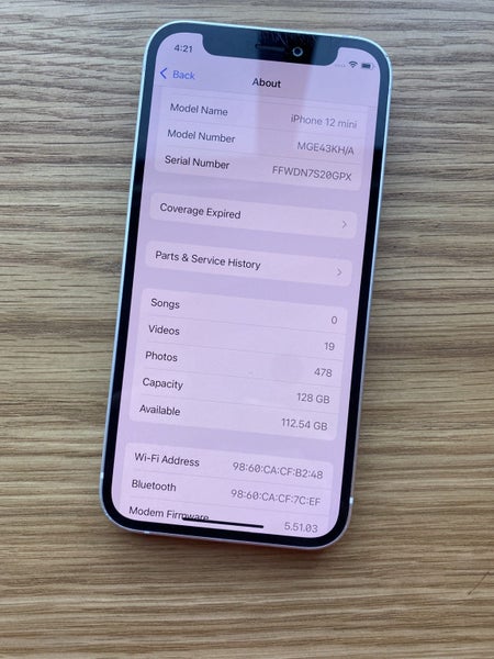 $1 reserve — iPhone 12 mini 128gb63617151148163112
