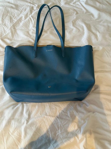 Lulu Guinness large leather tote bag, blue63617148452483113