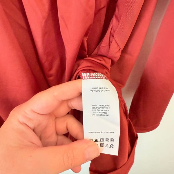 Autograph Size S (16) Women's Rust Red Panel Tunic Carousel 5