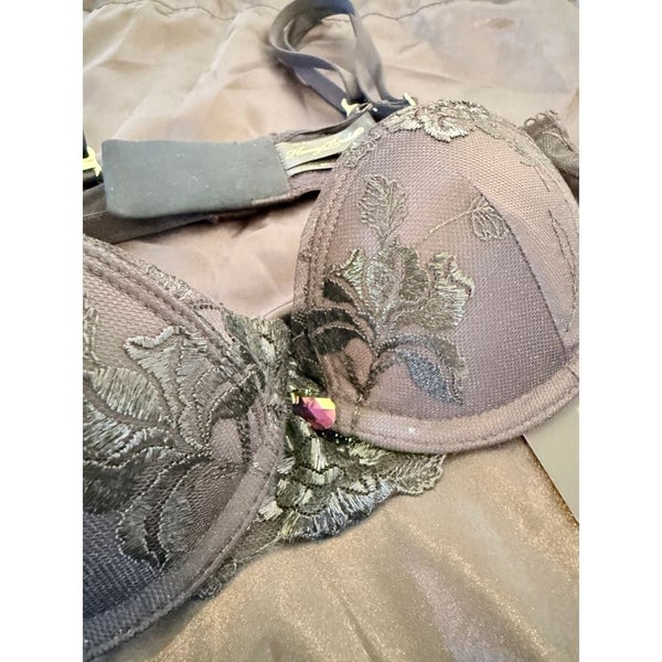 HONEY BIRDETTE 32B Black Whitney Push Up Bra - Brand New - Flattering Lift an... Carousel 2