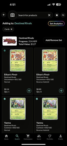 Destined Rivals Master Set Carousel 1