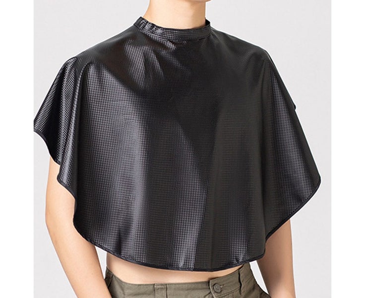 Short Make-up Cape, Lightweight Comb-Out Beard Shaving Bib, Beauty Salon Styl Carousel 1
