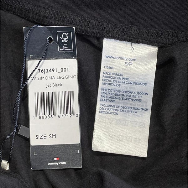 Tommy Hilfiger Simona Leggings - Women's 7/8 Length - Small Size - Navy Carousel 8
