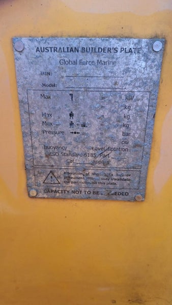 Used 3.5m RIB Dinghy – Global Force Marine BA350 Carousel 4
