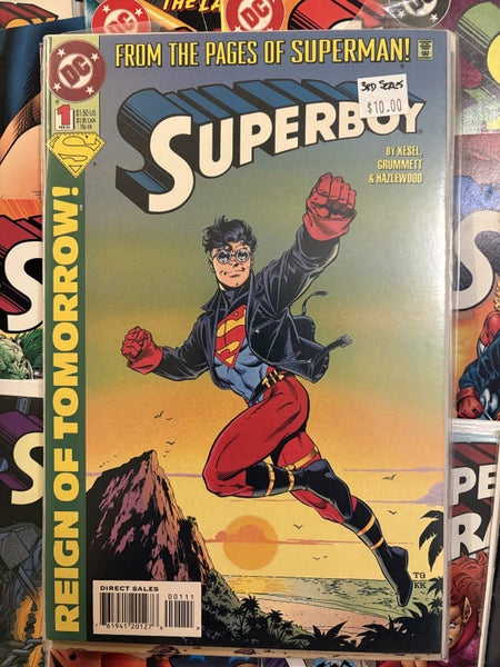 Bulk Superboy Comics, includes Keys Carousel 4