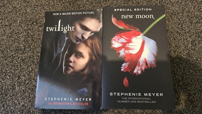 Twilight and New Moon books Carousel 1