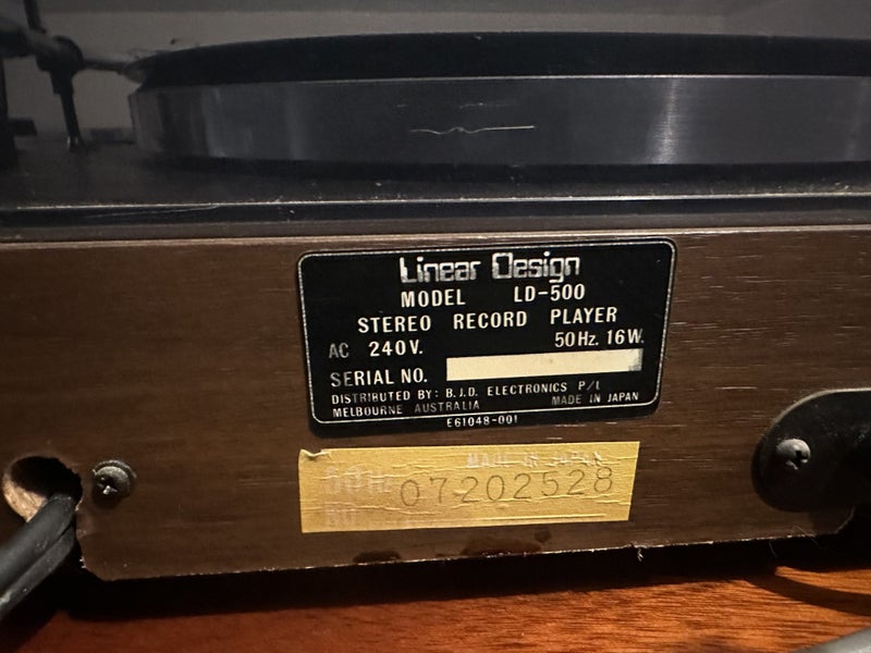 JVC LINEAR DESIGN LD500 Turtable Carousel 9