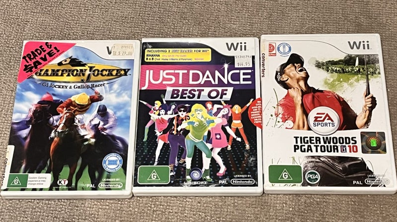 3x Nintendo Wii games bundle | $1 reserve Carousel 1