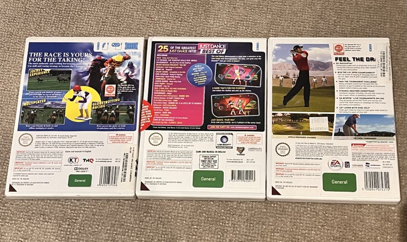 3x Nintendo Wii games bundle | $1 reserve Carousel 2